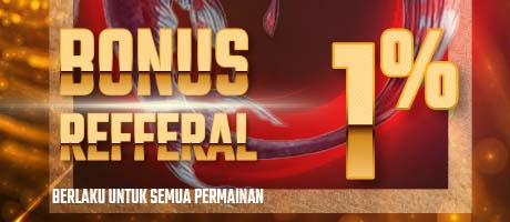 BONUS REFERAL 1% - PISCES88